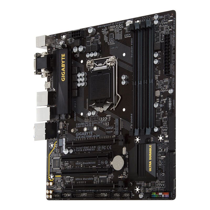 苏宁自营技嘉（GIGABYTE）H270M-D3H 主板 (Intel H270/LGA 1151)
