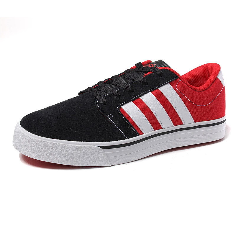 adidas阿迪达斯男子板鞋2018新款高帮帆布休闲运动鞋BB9890 黑色 43码