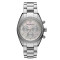 阿玛尼(EMPORIO ARMANI)手表 休闲时尚欧美品牌三眼计时精钢表带女士石英表 AR5960 AR5961