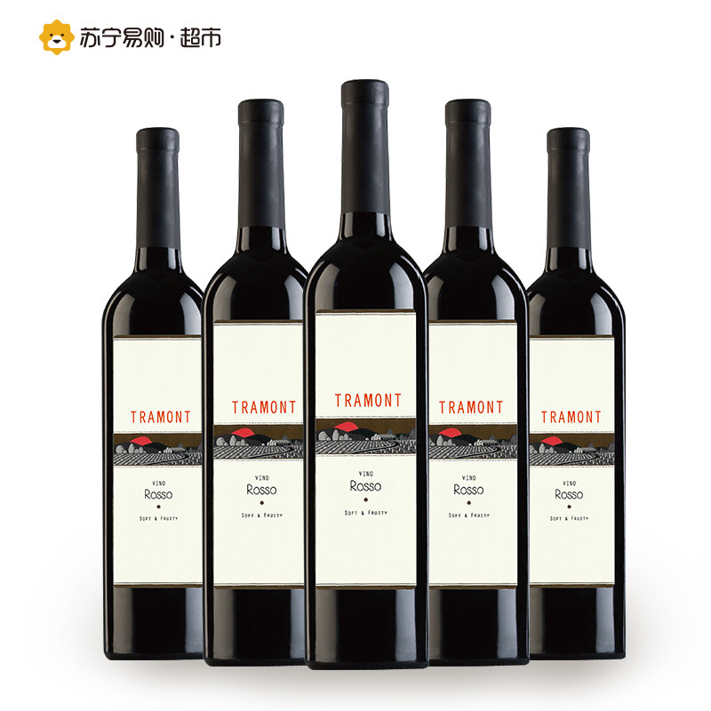 意大利原装进口 特拉蒙红葡萄酒 750ml