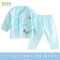 贝乐咿 新生儿衣服0-3-6个月婴儿和尚服纯棉开衫 52#(建议身高45-53cm) 1657蓝色（春秋款）