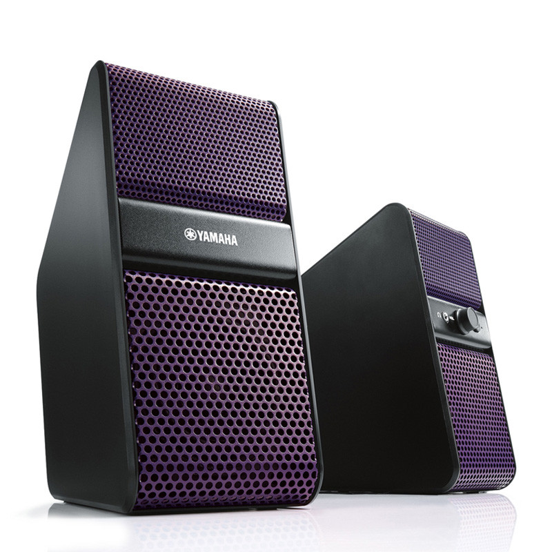 雅马哈（Yamaha）NX-50 迷你音响 多媒体有源音箱 电脑电视音箱 紫色
