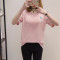 情娇婷2017韩国简约短款半袖纯棉T恤女夏刺绣学生短袖上衣潮65351488883017980 M 黑色