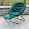 淮木 单人沙发折叠沙发椅家用休闲椅 懒人沙发 双人布艺沙发 单人墨绿三件套