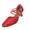 嘟嘟美倍尔 运动户外女成人拉丁舞鞋 广场舞摩登舞鞋中跟交谊鞋女跳舞鞋中高跟 37 606B银色7CM跟