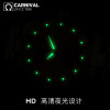 瑞士嘉年华Carnival正品手表男士全自动机械表 男表金色金属精钢夜光大日历放大镜休闲时尚防水商务腕表8003G金色表 土豪金色款