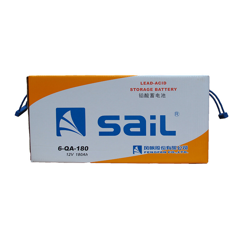 风帆(sail) 蓄电池 6-QA-180a 少维护加液汽车电瓶（不含电解液）12V180AH适用工程机械/拖拉机