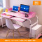 淮木（HUAIMU）家用简约现代懒人笔记本电脑桌床上用带时尚简约电脑桌笔记本桌移动便携床边桌 1.4M粉红套餐五