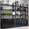 淮木（HUAIMU）现代资料架办公室书架商业书柜文件柜材料柜档案柜展示架储物柜 3层120长*108高