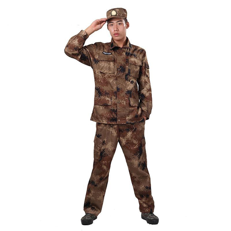 嘟嘟美倍尔 运动户外 07荒漠冬迷彩服 荒漠数码防静电 迷彩服套装 战术服训练服 175-88 07荒漠冬迷彩服
