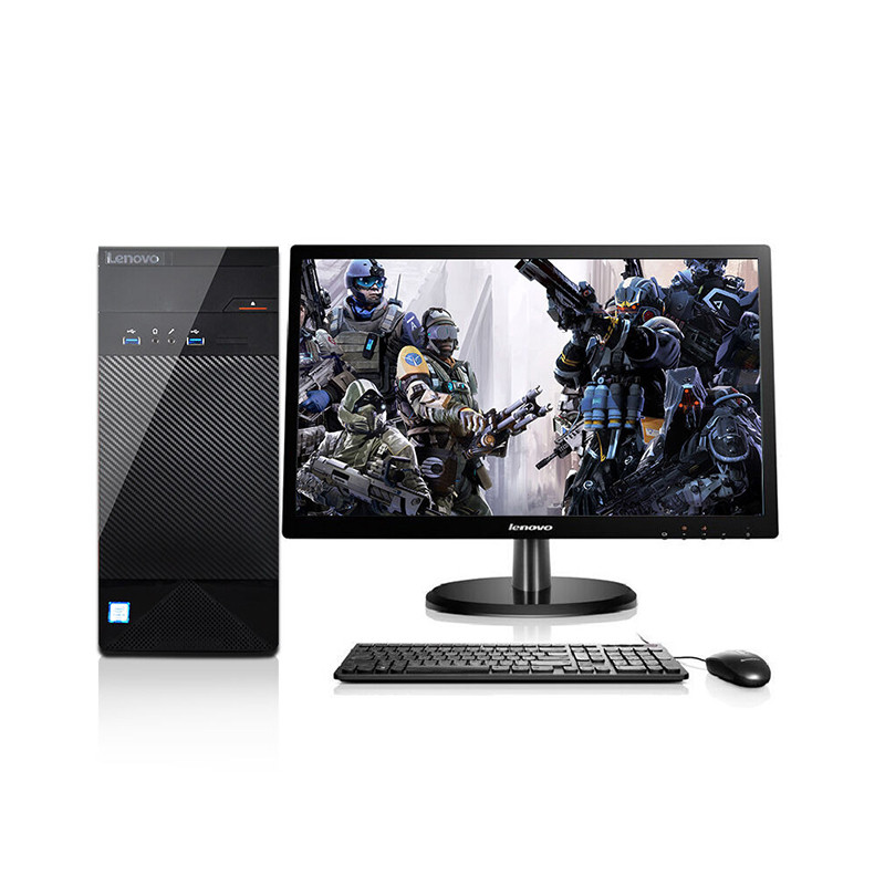 联想(Lenovo)3060 台式电脑 20英寸显示屏(G4400 4G 1T 集显 无光驱 wifi W10)