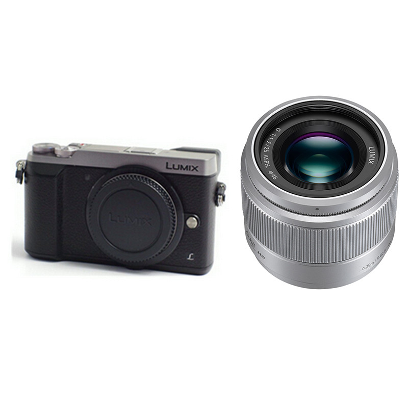 松下(Panasonic) DMC-GX85 GK微型单电机身 银色+25/1.7银色镜头 微单相机