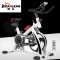 健伦动感单车家用静音 室内健身车自行车减肥健身器材运动脚踏车 典雅白 中国红