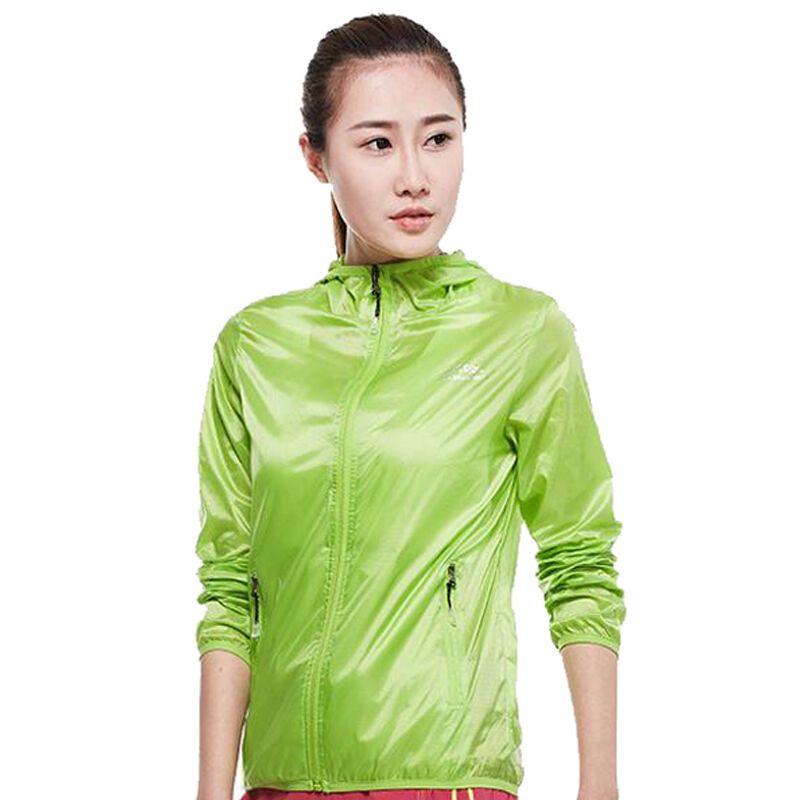 嘟嘟美倍尔 户外速干皮肤衣防晒衣情侣钓鱼服防风防水 女款草绿色