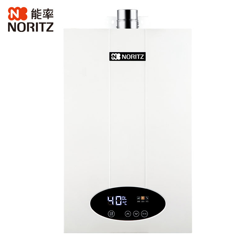 能率(NORITZ) 12升燃气热水器 GQ-12SAG3FEX(天然气) 旗舰静音恒温 原装进口CPU CO安全防护
