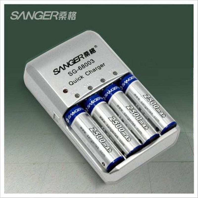 桑格 2500mAh镍氢5号充电电池四节