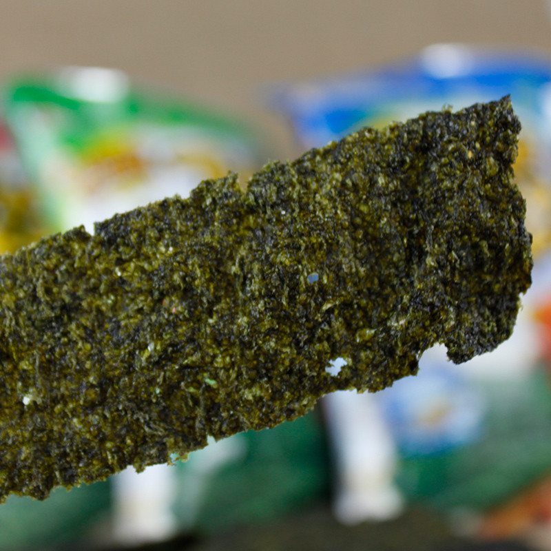 泰国进口小老板海苔芥末味32g/*1包即食脆紫菜片炸海苔高清实拍图