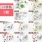 婴儿口水巾三角巾秋冬宝宝围嘴儿童围巾新生儿按扣头巾1-2岁2017新品可爱卡通简约小清新多款多色可选 新生儿 5条装-女宝A款