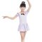 嘟嘟美倍尔 儿童舞蹈服女童芭蕾舞蹈表演服装 女童练功服幼儿考级体操服 户外运动瑜伽舞蹈服 粉红色