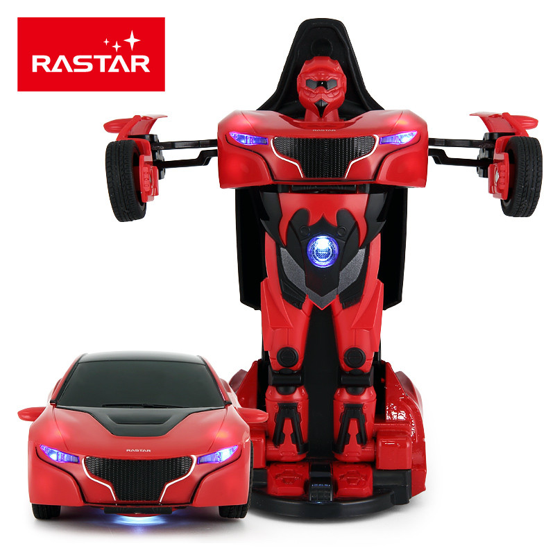 星辉1:32RS战警合金变形机器人汽车模型 仿真合金收藏车男孩玩具61800红色