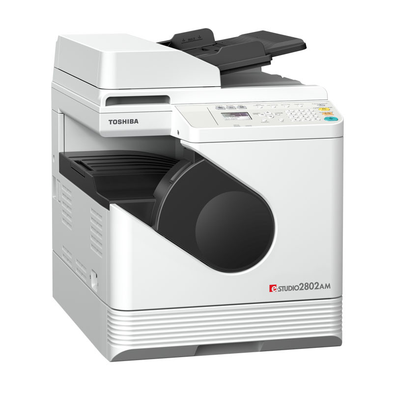 东芝(TOSHIBA)A3黑白数码复合机e-STUDIO2802AM（双面器+自动输稿器）一体机 打印 复印 彩扫