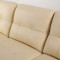 左右真皮沙发 简约现代大户型客厅皮质家具组合转角贵妃位皮艺沙发DZY2833 转二件正向+休单(A1002米黄色)组合
