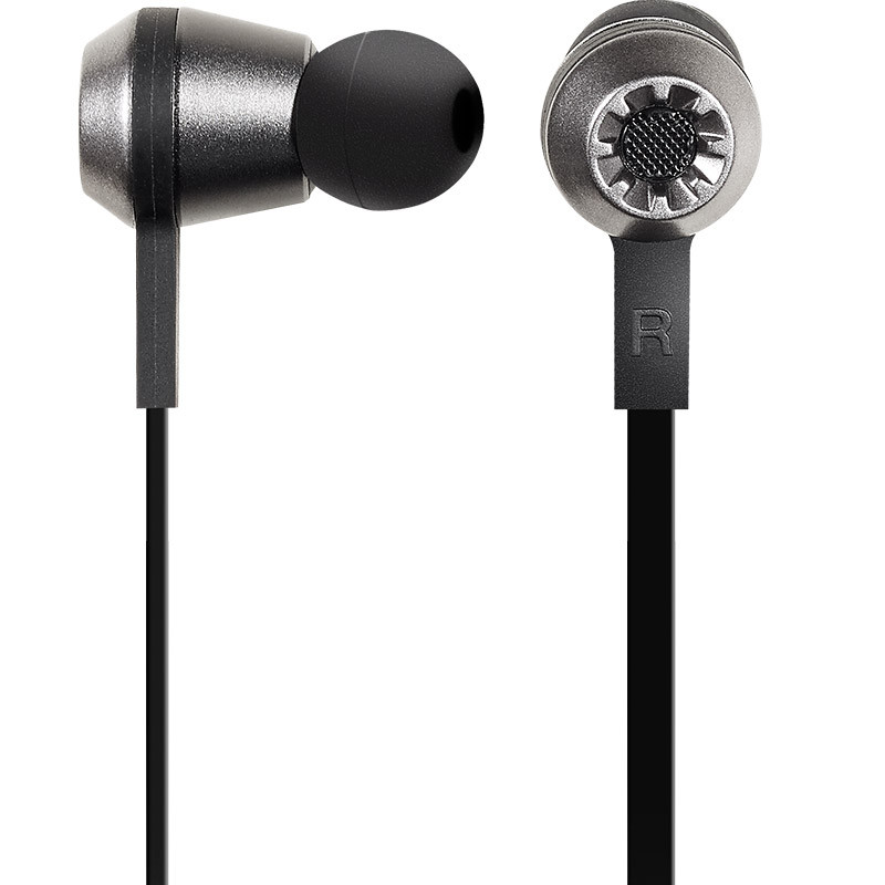 联想(Lenovo)500重低音入耳式耳机（深灰色）