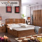 易达彼思 实木床双人床1.8米 现代中式简约高箱储物实木床婚床 1.8米高箱床