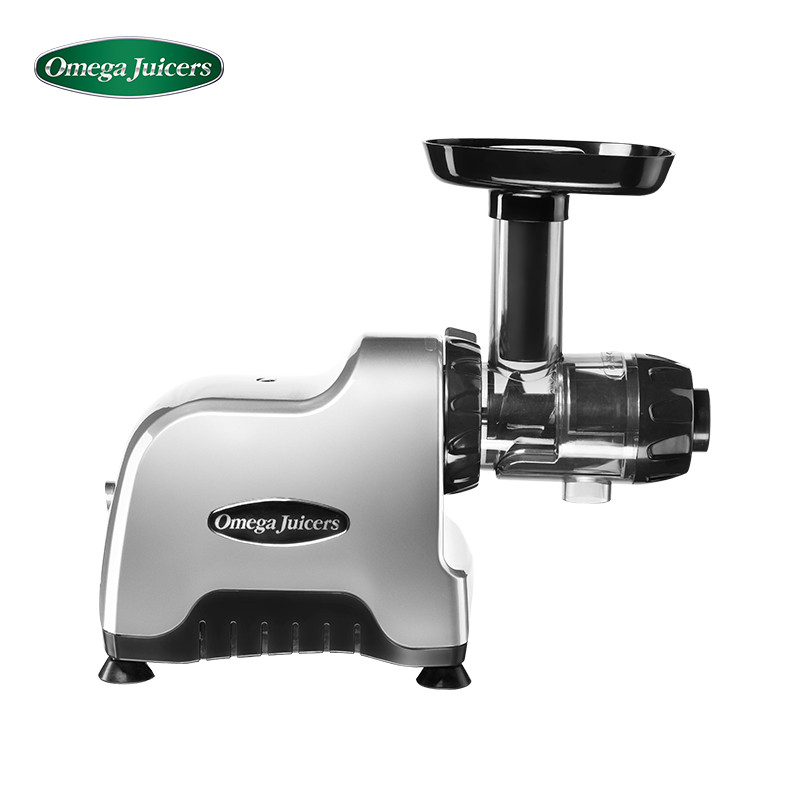 欧美爵士（Omega Juicers）原汁机CNC82S 家用多功能料理机 慢速全自动榨汁机 面条机 磨粉机 金属银