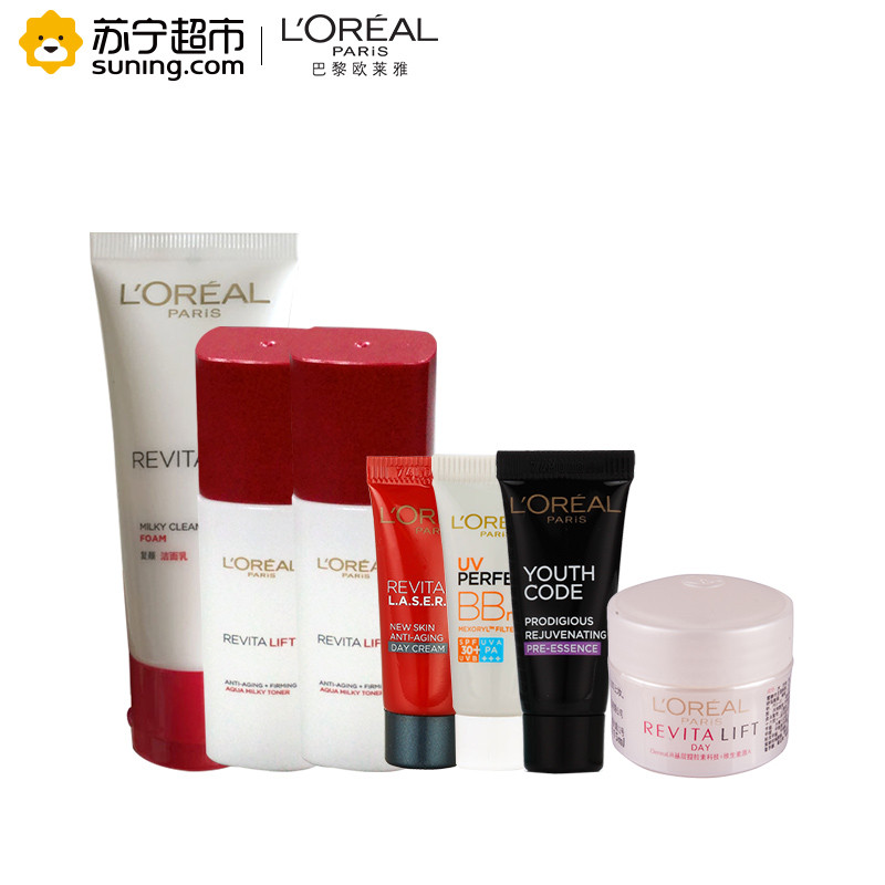 欧莱雅(LOREAL)复颜抗皱紧致滋润7件套赠品小样 RV-7-sets-A