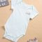 婴儿连体衣服夏季新生儿三角爬服包屁衣男女宝宝短袖薄款哈衣2017新品夏季可爱简约休闲居家连体衣夏天 59cm(59cm/建议48-55cm) 粉色【超薄透气