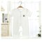 婴儿连体衣服夏装男0女宝宝夏季新生儿3个月短袖哈衣6可爱1岁薄款2017新品夏季短袖哈衣居家休闲简约 80cm(参考年龄12-21个月，建议身高80cm左右) 白色