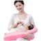 2017新品哺乳枕喂奶枕多功能抱枕婴儿学坐枕护腰枕孕妇枕头哺乳垫可爱卡通印花枕头四季可用妈咪 浪漫薰紫