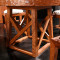 木屋子 红木餐桌餐椅组合新中式刺猬紫檀实木家具 祥云1.58米圆桌