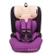 瑞贝乐（REEBABY）汽车儿童安全座椅 蒙德拉601/601钢架款 适合9个月-12岁 适合所有车型 艺术紫普通款