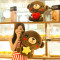 艾蓓妮可爱布朗熊毛绒玩具熊大号抱抱熊泰迪熊儿童节日礼物生日礼物送女生 50cm 奶瓶