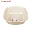 爱丽思(IRIS) 日本家用正方形塑料水盆 洗菜洗水果盆BOK-380