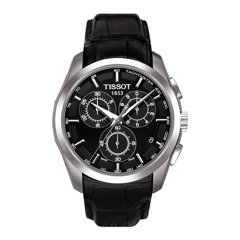 原装瑞士 天梭TISSOT-库图系列 T035.617.16.051.00 男士石英表