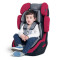 Trottine进口儿童安全座椅3C汽车用宝宝婴儿车载9个月-12岁isofix接口 步步高 巴黎红安全带款