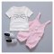 2017新品可爱简约休闲小猪佩奇童装衣服两岁女宝宝夏装2新款佩琪套装3儿童短袖t恤夏季4小孩子套装 80cm KT裙