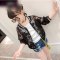 女童防晒衣2017新款夏装韩版中大童儿童皮肤衣夏季防晒服薄款外套可爱卡通简约休闲夏季防晒衣夏天 140cm 白色XWT4073