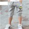 童装男童短裤夏季中大童运动七分裤男孩裤子儿童外穿2017新款韩版简约休闲日系夏季小男孩子短裤夏天 110cm 灰色骑士款短裤