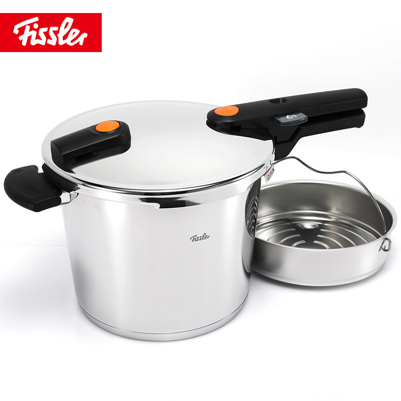 菲仕乐（fissler）高压锅 600341060730 橙色沸点22厘米6升高速快锅高压锅压力锅