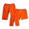 2017新品简约休闲时尚百搭日系亲子装短裤一家三口裤装休闲夏装沙滩裤亲子裤夏季海边7分夏天小孩子裤子 儿童M4岁 绿色
