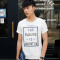 鹄人(swan man) 2017夏季新款男士短袖T恤 清凉透气印花男士T M 7842-1