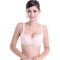 2017新品夏季哺乳文胸母乳喂奶内衣蕾丝边带钢圈夏季怀孕期孕妇胸罩上开扣可爱简约小清新多款可选 85B 8014粉色樱花