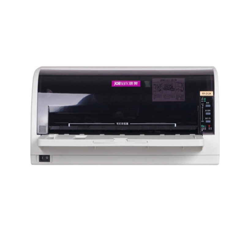 映美(jolimark)fp-312k 针式打印机 前进纸式单页纸发票营改增票据