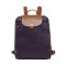 Longchamp/珑骧 尼龙折叠 双肩包 女包 水桶包 1699089 靛蓝色