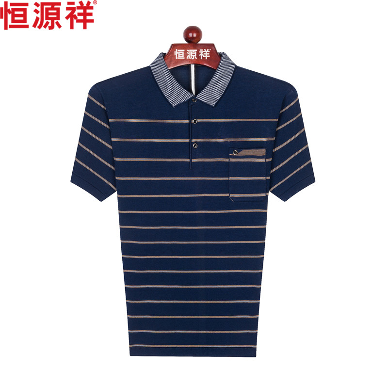 恒源祥T恤T075 185 上青驼