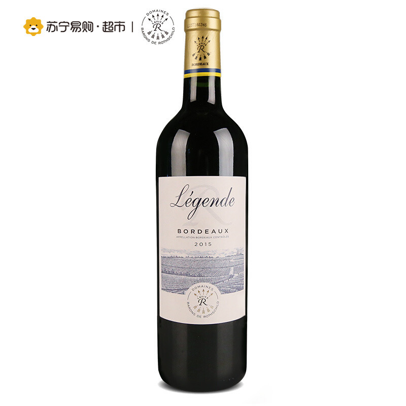 拉菲Lafite 传奇Legende系列 波尔多干红葡萄酒 750ml/瓶